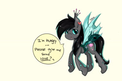 Size: 3000x2000 | Tagged: safe, artist:mrsremi, oc, oc only, changeling, changeling oc, solo