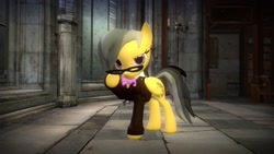 Size: 1920x1080 | Tagged: safe, artist:tyraka628, daring do, 3d, clothes, glasses, gmod, solo