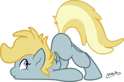 Size: 3014x1989 | Tagged: safe, artist:midnightblitzz, derpibooru import, chirpy hooves, pegasus, pony, background pony, cute, filly, funny, simple background, solo, transparent background, vector