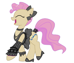 Size: 1209x1036 | Tagged: safe, artist:cxfantasy, derpibooru import, idw, mayor mare, bracelet, clothes, earring, high heels, idw showified, necklace, non-dyed mayor, simple background, solo, tail wrap, transparent background, vector, younger