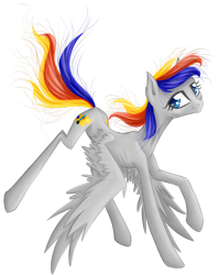 Size: 1024x1285 | Tagged: safe, artist:holka13, derpibooru import, oc, oc only, pegasus, pony, female, mare, skinny, solo