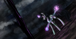 Size: 1898x977 | Tagged: safe, artist:iceminth, oc, oc only, pony, unicorn, magic, solo