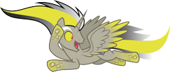 Size: 1033x429 | Tagged: safe, artist:ariaannaa, derpibooru import, discord, alicorn, pony, ponified, pony discord, rainbow power, rainbow power-ified, solo