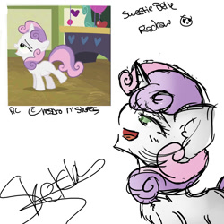 Size: 1000x1000 | Tagged: safe, artist:crypno-the-pegasus, derpibooru import, sweetie belle, pony, unicorn, female, filly, solo