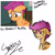 Size: 1000x1000 | Tagged: safe, artist:crypno-the-pegasus, derpibooru import, scootaloo, crying, redraw, sad, scootasad, solo