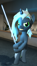 Size: 1080x1920 | Tagged: safe, derpibooru import, oc, oc only, 3d, gmod, lightsaber, snowkitty, star wars