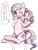 Size: 700x915 | Tagged: safe, artist:nitronic, derpibooru import, oc, oc only, oc:floating s petal, belly button, blushing, japanese, solo, wink