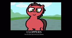 Size: 2280x1224 | Tagged: safe, oc, oc only, oc:big brian, pony, anti-clop, banned from equestria daily, demotivational poster, fail troll, meme, op is a cuck, solo, text