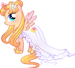 Size: 700x635 | Tagged: safe, artist:kaminary-san, derpibooru import, alicorn, pony, ponified, princess serena (sailor moon), sailor moon, serena tsukino, solo, tsukino usagi