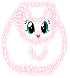 Size: 1230x1365 | Tagged: safe, artist:xelborrex, derpibooru import, oc, oc only, oc:fluffle puff, neon, simple background, solo, transparent background, vector