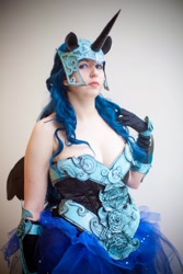 Size: 1366x2048 | Tagged: safe, artist:kiranox, nightmare moon, human, cosplay, irl, irl human, photo, solo