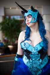 Size: 1366x2048 | Tagged: safe, artist:kiranox, nightmare moon, human, cosplay, irl, irl human, photo, solo