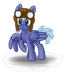 Size: 1233x1333 | Tagged: safe, artist:wolframclaws, derpibooru import, oc, oc only, oc:cruise control, pegasus, pony, goggles, simple background, solo, transparent background, turnabout storm