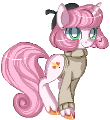 Size: 220x241 | Tagged: safe, artist:suzuii, derpibooru import, oc, oc only, oc:bonnie sketch, pony, unicorn, solo