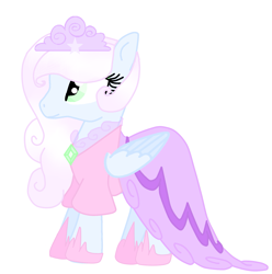 Size: 2023x2043 | Tagged: safe, artist:crystalstoneglow, oc, oc only, pegasus, pony, clothes, dress, gala dress, solo