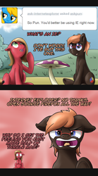 Size: 1000x1800 | Tagged: safe, artist:erockertorres, derpibooru import, oc, oc only, oc:internet explorer, ask, browser ponies, comic, internet explorer, tumblr