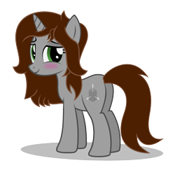 Size: 1544x1500 | Tagged: safe, artist:internetianer, derpibooru import, oc, oc only, oc:cubic, pony, unicorn, blushing, cute, female, plot, simple background, solo, transparent background, vector