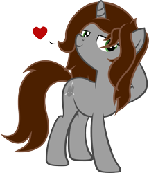 Size: 1287x1500 | Tagged: safe, artist:internetianer, derpibooru import, oc, oc only, oc:cubic, pony, unicorn, female, heart, simple background, solo, transparent background, vector