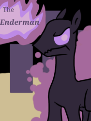 Size: 768x1024 | Tagged: artist needed, source needed, useless source url, safe, derpibooru import, pony, enderman, enderpony, minecraft, ponified, solo