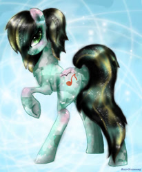 Size: 471x571 | Tagged: safe, artist:roxy oceansong, oc, oc only, oc:roxy oceansong, crystal pony, earth pony, pony, female, mare, solo