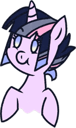 Size: 405x681 | Tagged: safe, artist:mayaliicious, derpibooru import, oc, oc only, oc:starry dream, crayon drawing, offspring, parent:flash sentry, parent:twilight sparkle, parents:flashlight, scrunchy face, solo