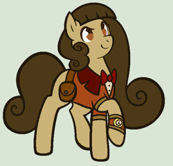 Size: 591x568 | Tagged: safe, artist:son-of-an-assbutt, derpibooru import, oc, oc only, oc:clockwise, earth pony, pony, female, mare, solo