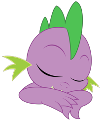 Size: 3994x4774 | Tagged: safe, artist:kp-shadowsquirrel, artist:tyler611, spike, dragon, absurd resolution, baby, baby dragon, claws, cute, eyebrows, eyes closed, icon, male, simple background, sleeping, sleepy, solo, spikabetes, transparent background, vector