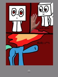 Size: 768x1024 | Tagged: safe, derpibooru import, oc, oc only, oc:kim wind, ghast, minecraft