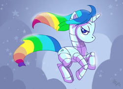 Size: 1024x745 | Tagged: safe, artist:zealousceles, crossover, ponified, robot unicorn attack, solo