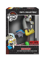 Size: 443x598 | Tagged: safe, derpibooru import, discord, funko, grin, hot topic, smiling, solo, toy