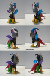 Size: 800x1200 | Tagged: safe, artist:chibisilverwings, derpibooru import, discord, brushable, craft, custom, irl, sculpture, solo, toy