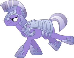 Size: 5870x4630 | Tagged: safe, artist:90sigma, derpibooru import, crystal pony, pony, absurd resolution, amethyst stone, armor, crystal guard, crystal guard armor, determined, male, royal guard, running, simple background, solo, stallion, transparent background, vector