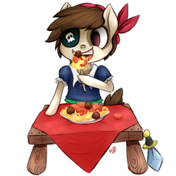 Size: 1000x1000 | Tagged: safe, artist:grandifloru, pipsqueak, meatballs, pipsqueak eating spaghetti, solo, spaghetti