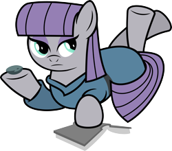 Size: 6710x5896 | Tagged: safe, artist:v0jelly, derpibooru import, boulder (pet), maud pie, absurd resolution, book, simple background, solo, transparent background, vector