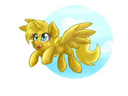 Size: 1600x1200 | Tagged: safe, artist:annakitsun3, oc, oc only, oc:ticket, alicorn, pony, alicorn oc, solo