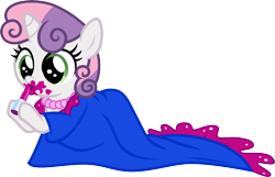 Size: 6228x4000 | Tagged: safe, artist:jeatz-axl, derpibooru import, sweetie belle, for whom the sweetie belle toils, .svg available, 5-year-old, 5-year-old sweetie belle, clothes, dress, lipstick, messy, simple background, solo, transparent background, vector, younger