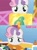 Size: 1075x1436 | Tagged: safe, derpibooru import, sweetie belle, artist unknown (spongebob episode), bold and brash, coloring with sweetie belle, exploitable meme, meme, more like belongs in the trash, rejected, sad, solo, spongebob squarepants, squidward tentacles, sweetie fail, try again