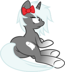 Size: 850x940 | Tagged: safe, artist:batmanbrony, oc, oc only, bow, plot, solo