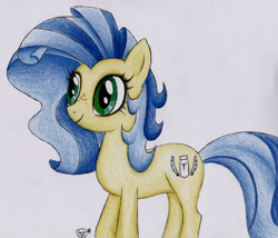 Size: 5539x4745 | Tagged: safe, artist:faye-raven, derpibooru import, oc, oc only, oc:milky way, pony, absurd resolution, female, mare, solo, traditional art