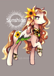 Size: 2520x3564 | Tagged: safe, artist:fairygb, derpibooru import, oc, oc only, oc:sunshine, solo