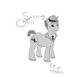 Size: 1411x1434 | Tagged: safe, artist:hurleygirl2798, cole phelps, l.a. noire, ponified, solo