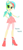 Size: 264x562 | Tagged: safe, artist:berrypunchrules, derpibooru import, tennis match, equestria girls, rainbow rocks, background human, clothes, lipstick, ponied up, pony ears, rainbow power-ified, skirt, solo