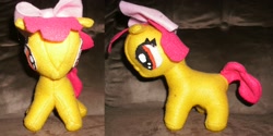 Size: 3000x1500 | Tagged: safe, artist:darkzephyrmoon, apple bloom, irl, photo, plushie