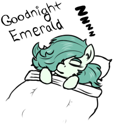 Size: 1500x1500 | Tagged: safe, artist:hipsanon, oc, oc only, oc:emerald jewel, colt quest, eyes closed, sleeping, zzz