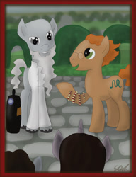 Size: 1024x1333 | Tagged: safe, artist:qemma, snake, a series of unfortunate events, count olaf, disguise, ponified, uncle monty