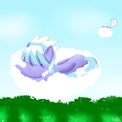 Size: 1000x1000 | Tagged: safe, artist:sea-gnash, cloudchaser, flitter, pegasus, pony, sleeping