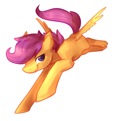 Size: 800x800 | Tagged: safe, artist:thelionmedal, scootaloo, pegasus, pony, female, filly, simple background, solo, transparent background