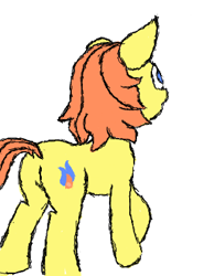 Size: 308x396 | Tagged: safe, artist:drizzlefag, oc, oc only, oc:drizzle spark, /mlp/, flockmod, solo