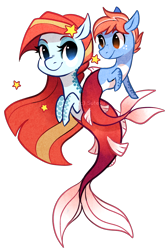 Size: 1128x1692 | Tagged: safe, artist:sutexii, oc, oc only, mermaid, merpony, pony, female, freckles, mare, simple background, transparent background
