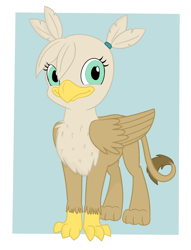 Size: 1024x1341 | Tagged: safe, artist:estrill, oc, oc only, griffon, solo